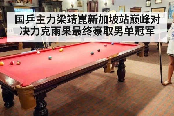 国乒主力梁靖崑新加坡站巅峰对决力克雨果最终豪取男单冠军